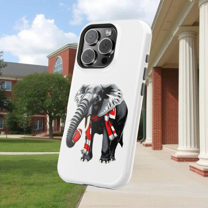 Vibrant Elephant Tough Cases - Unique Phone Case, Wildlife Lover Gift, Sports Team Accessory, Trendy Phone Cover, Fun Animal Design