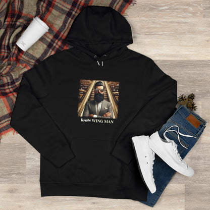 Wing Man Hooded Sweatshirt - Cozy Graphic Hoodie for King Vibe Lovers, Perfect for Casual Wear, Gifts, and Celebrations