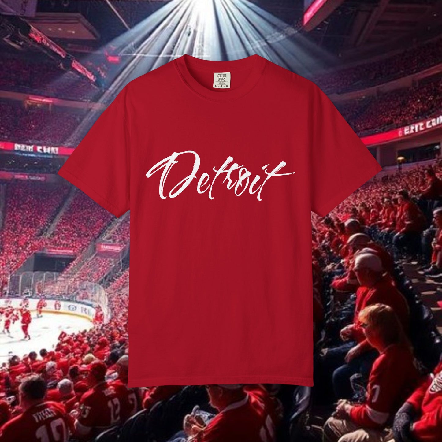 Detroit Script T-Shirt — City Pride Tee