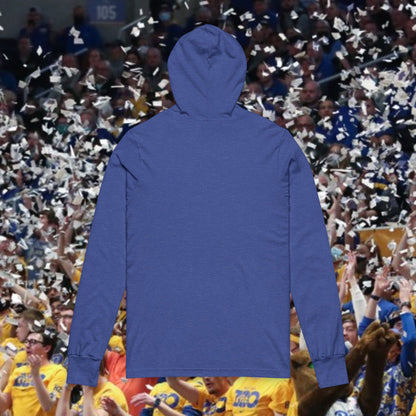 Panther Silhouette Unisex Hooded Long Sleeve Tee, Perfect for Casual Wear, Gift for Sports Lovers, Boho Style Sweatshirt