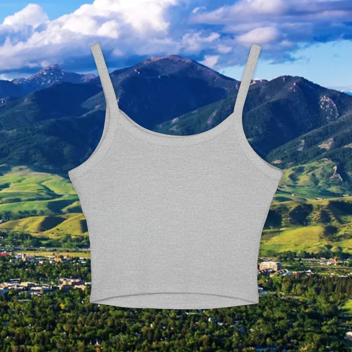 Poor Grizzlies Women's Spaghetti Strap Tank Top, Cute Summer Top, Casual Wear, Bobcat Fans, Outdoor Apparel, Stylish Tailgate Wear