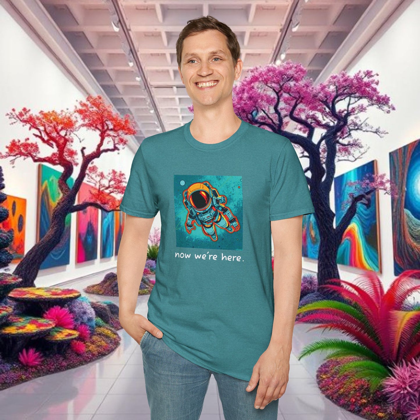 Astronaut Graphic T-Shirt | Unisex Space Tee, Gift for Astronaut Lovers, Hip Hop Fans, Casual Wear, Festival Shirt