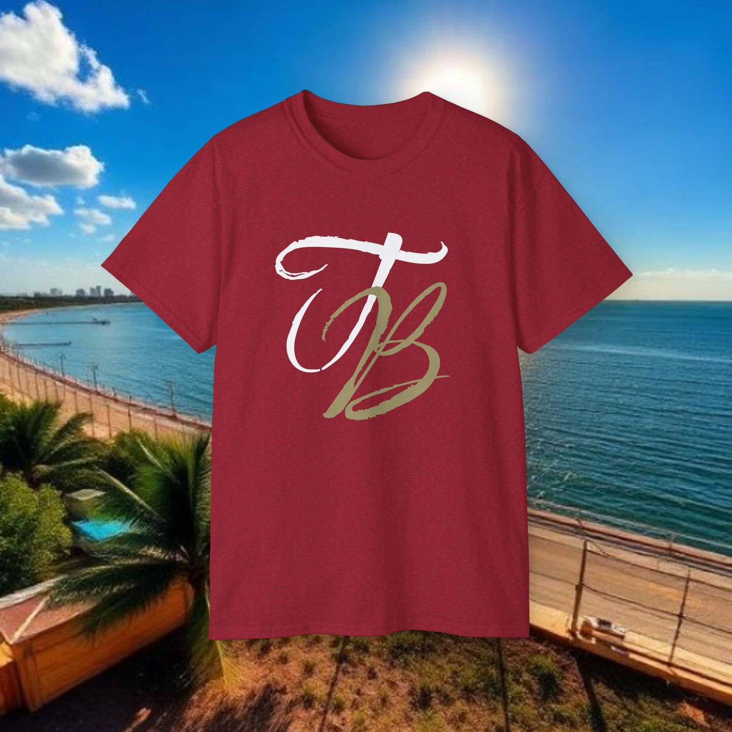 TB Monogram Tee — 813 Tampa Area Short-Sleeve T-Shirt