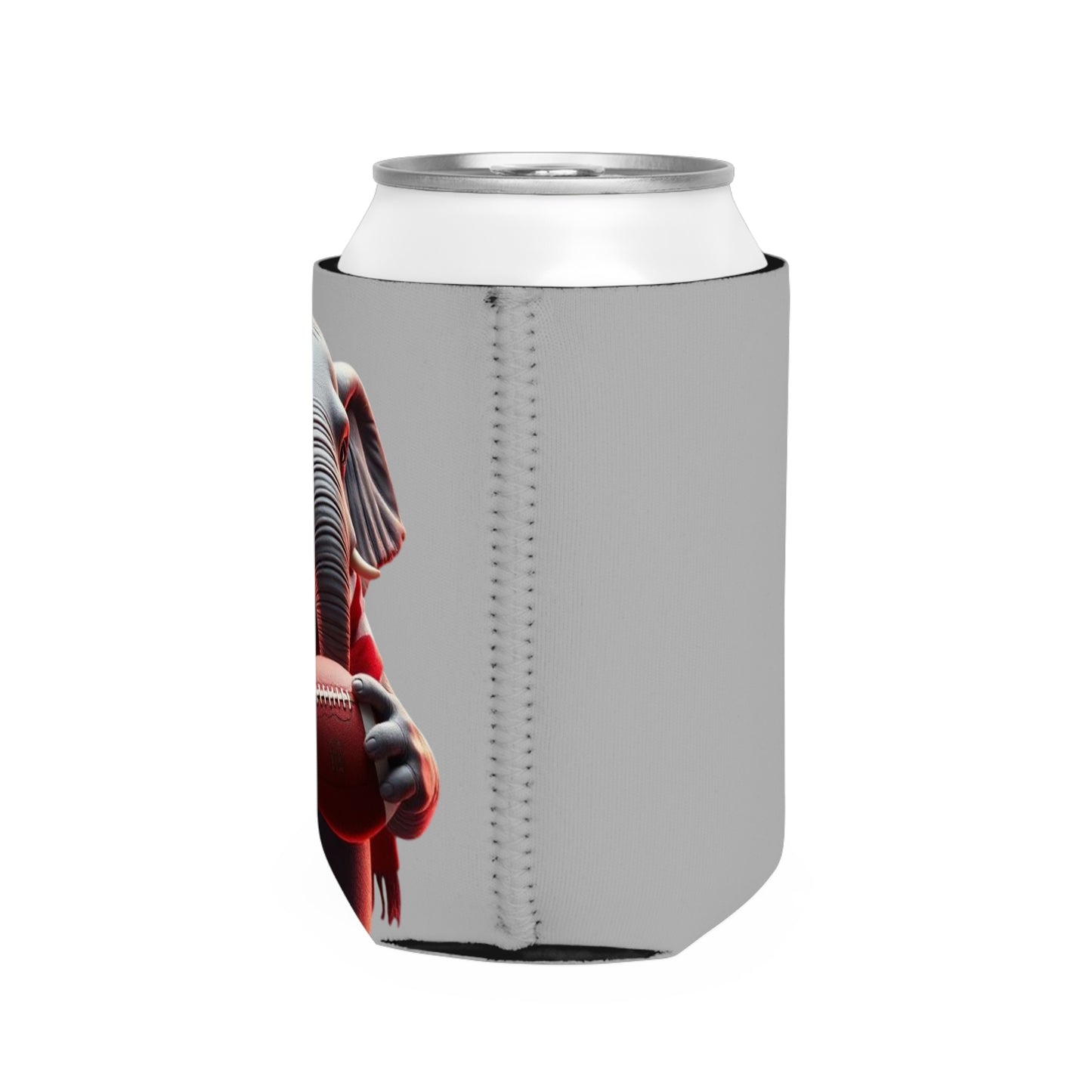 Football Elephant Can Cooler Sleeve | Unique Drink Holder, Tailgating Gift, Sports Fan Accessory, Party Favor, Game Day Essential