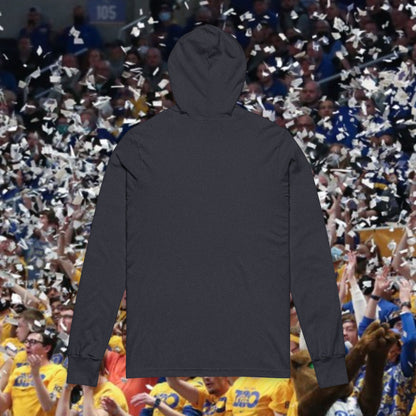 Panther Silhouette Unisex Hooded Long Sleeve Tee, Perfect for Casual Wear, Gift for Sports Lovers, Boho Style Sweatshirt