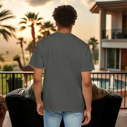 Unbothered Garment-Dyed T-Shirt, Relaxed Fit Tee, Casual Everyday Wear, Gift for Friends, Relaxation Apparel, Trendy Summer Top