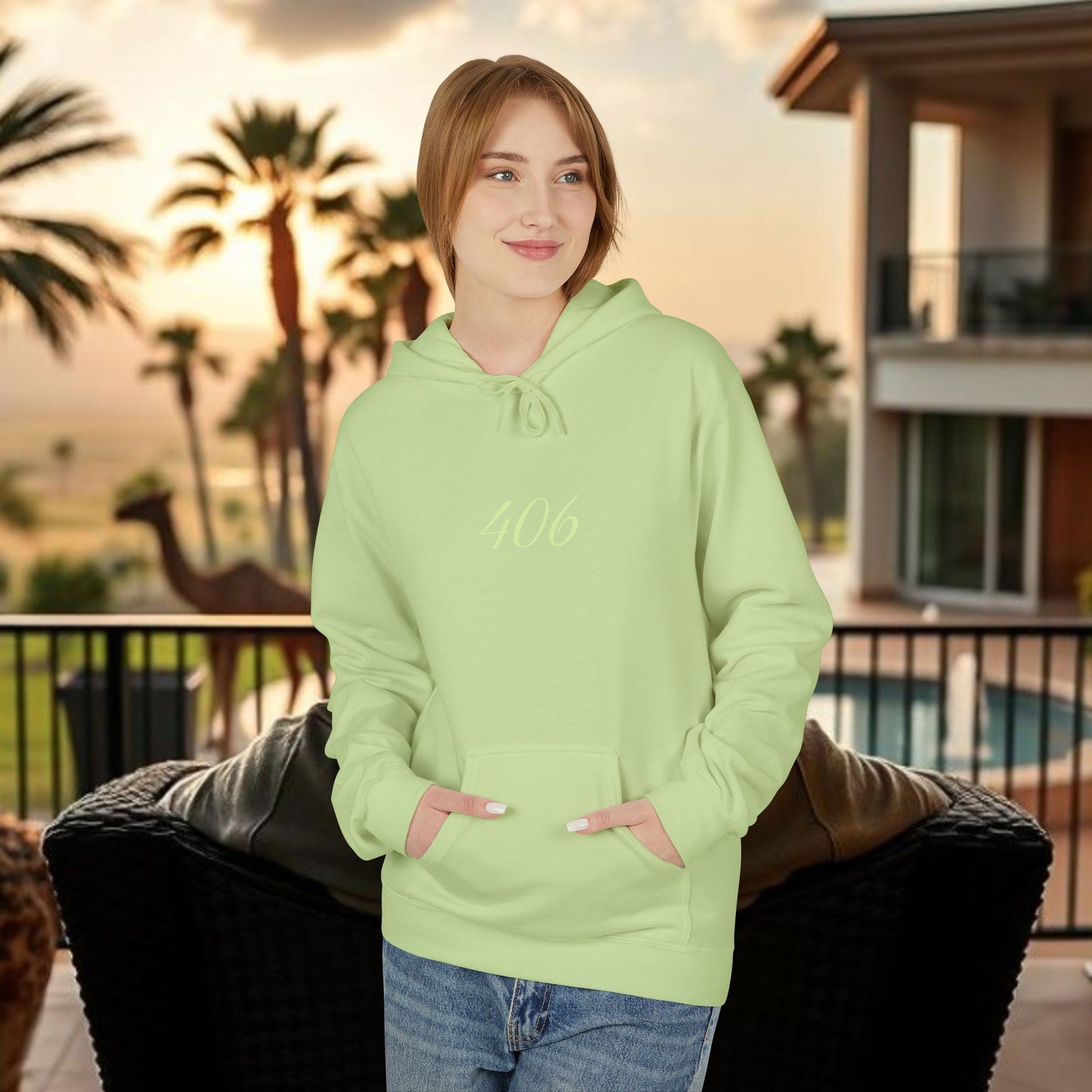 Montana Love Hoodie, MT Design, Cozy Stylish Unisex Fleece, 406 Front Back Print, Gift for Outdoorsy, Mountain Lover, Christmas, Birthday