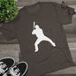 Baseball Batter Tee — Silhouette Front with Number 5 Back