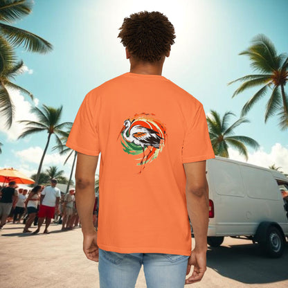 Miami Vibe Unisex Garment-Dyed T-shirt, Casual Wear, Summer Fashion, Nature Lovers, Beach Party, Gift Idea