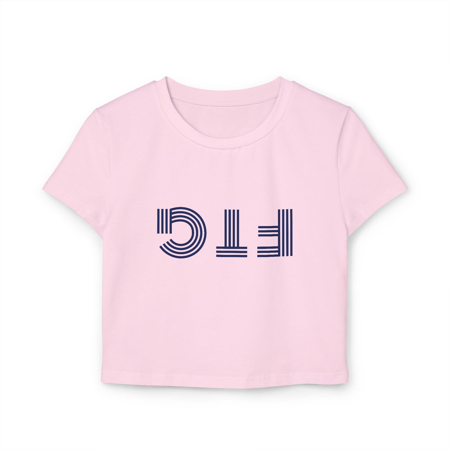 Upside Down FTG Stylish Women's Baby Tee - Trendy Crop Top, Casual Outfits, Birthday Gift, Bobcat Games, Everyday Essentials