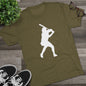 Baseball Stars Batter Silhouette Tee — Back Number '3' Player Shirt