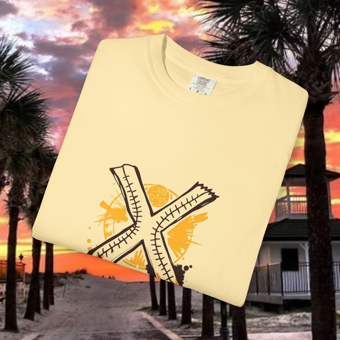 Xander Fan Unisex Garment-Dyed T-Shirt with Fun Graphics | Casual Wear, Gift for Friends, Padres Gameday, Trendy Outfit, Street Style