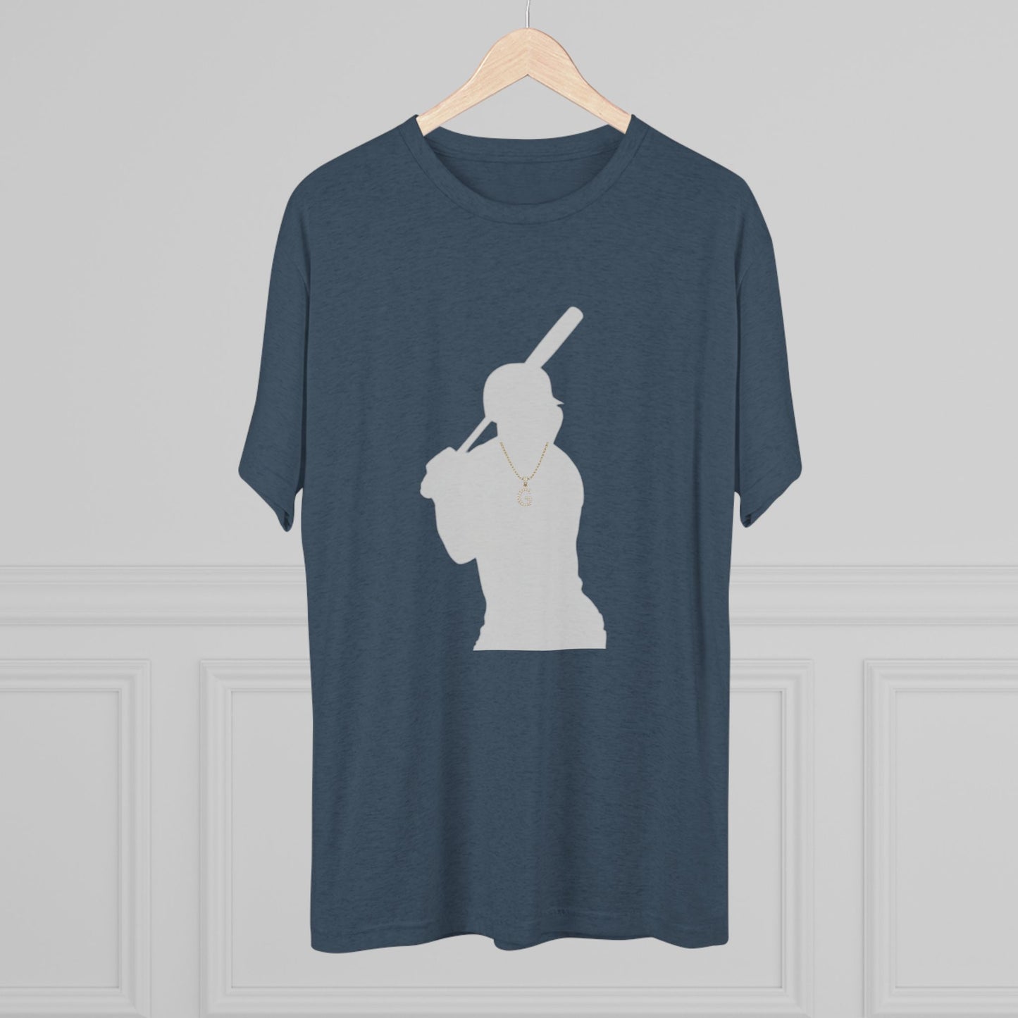 Baseball Silhouette Tee — New York 'G' Logo Short-Sleeve Shirt