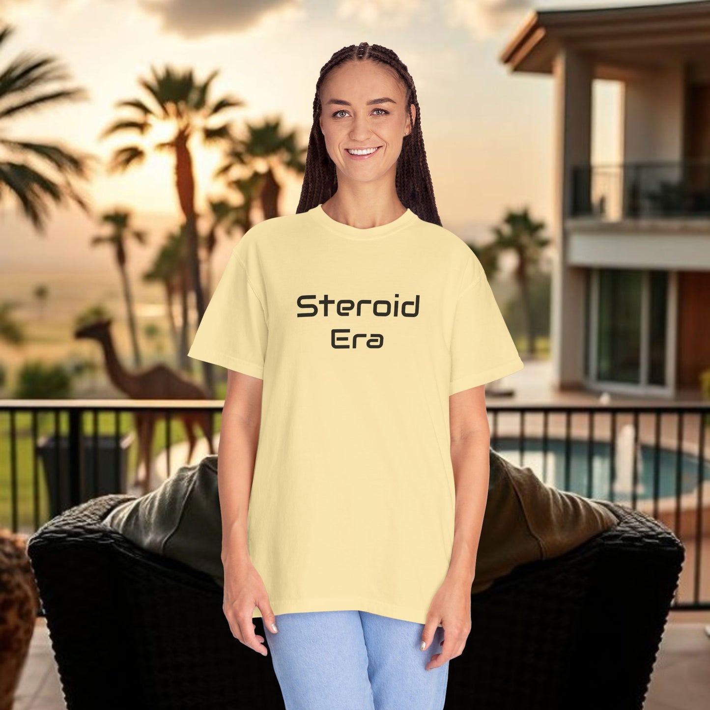 Vintage Baseball Unisex Garment-Dyed T-shirt, 90's Steroid Era Tee Shirt, Athletic Sports Tee, Retro Baseball Shirt, Sports Fan Gift,