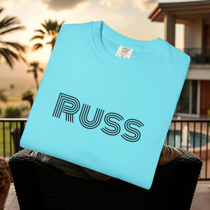 Russ Unisex T-Shirt with Retro Design, Hip-Hop Shirt, Casual Wear, Unique Style, Russ Apparel