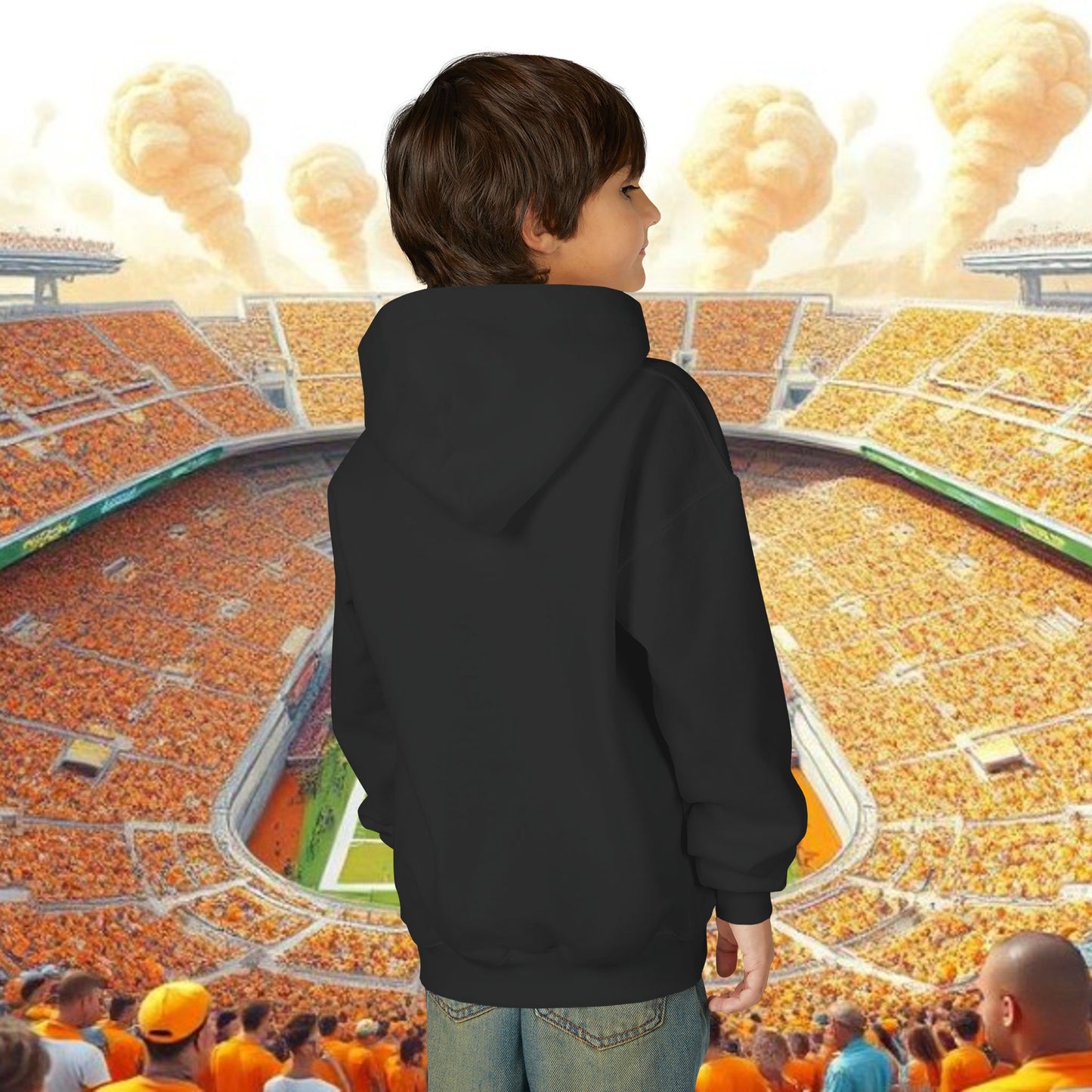 Spirit Hoodie for Young Fans, Cozy Dog Sweatshirt, Youth Hooded Sweatshirt, Cute Pet Gift