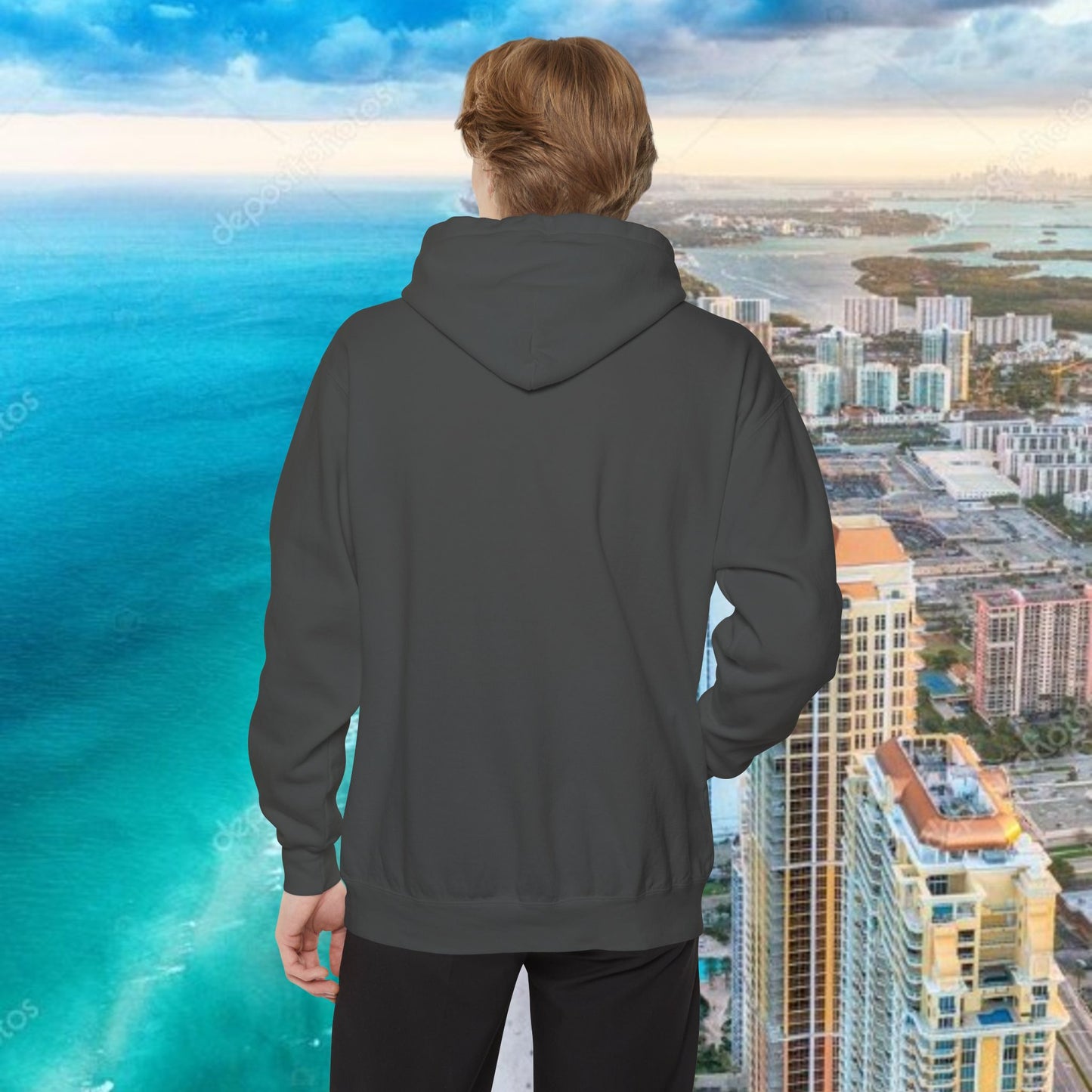 Teal Retro Legends Garment-Dyed Hoodie with 10 Design, Stylish Hoodie, Casual Wear, Unique Gift, Trendy Apparel