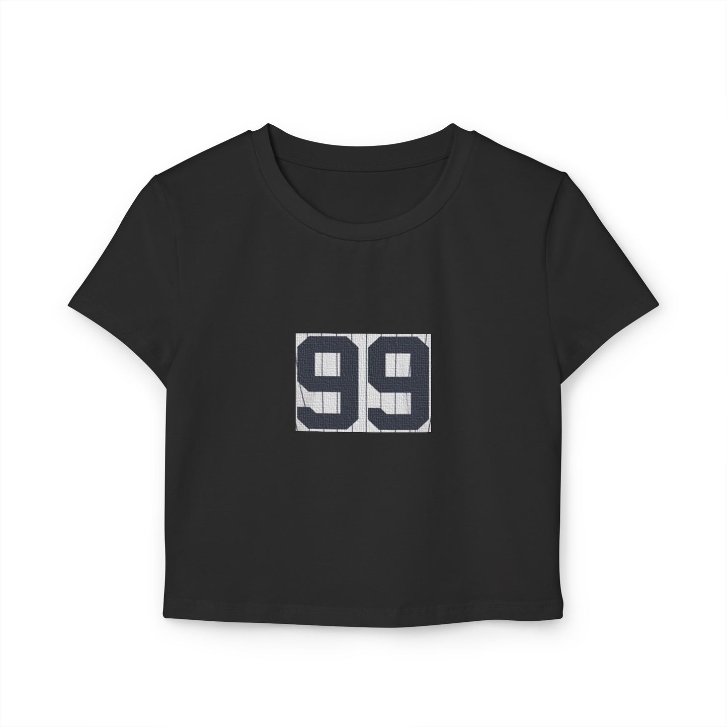 Baseball Stars 99 Graphic Women's Baby Tee, Cute Casual Top, Trendy Crop Tee, Summer T-Shirt, Gift for Her, Unique Party Wear