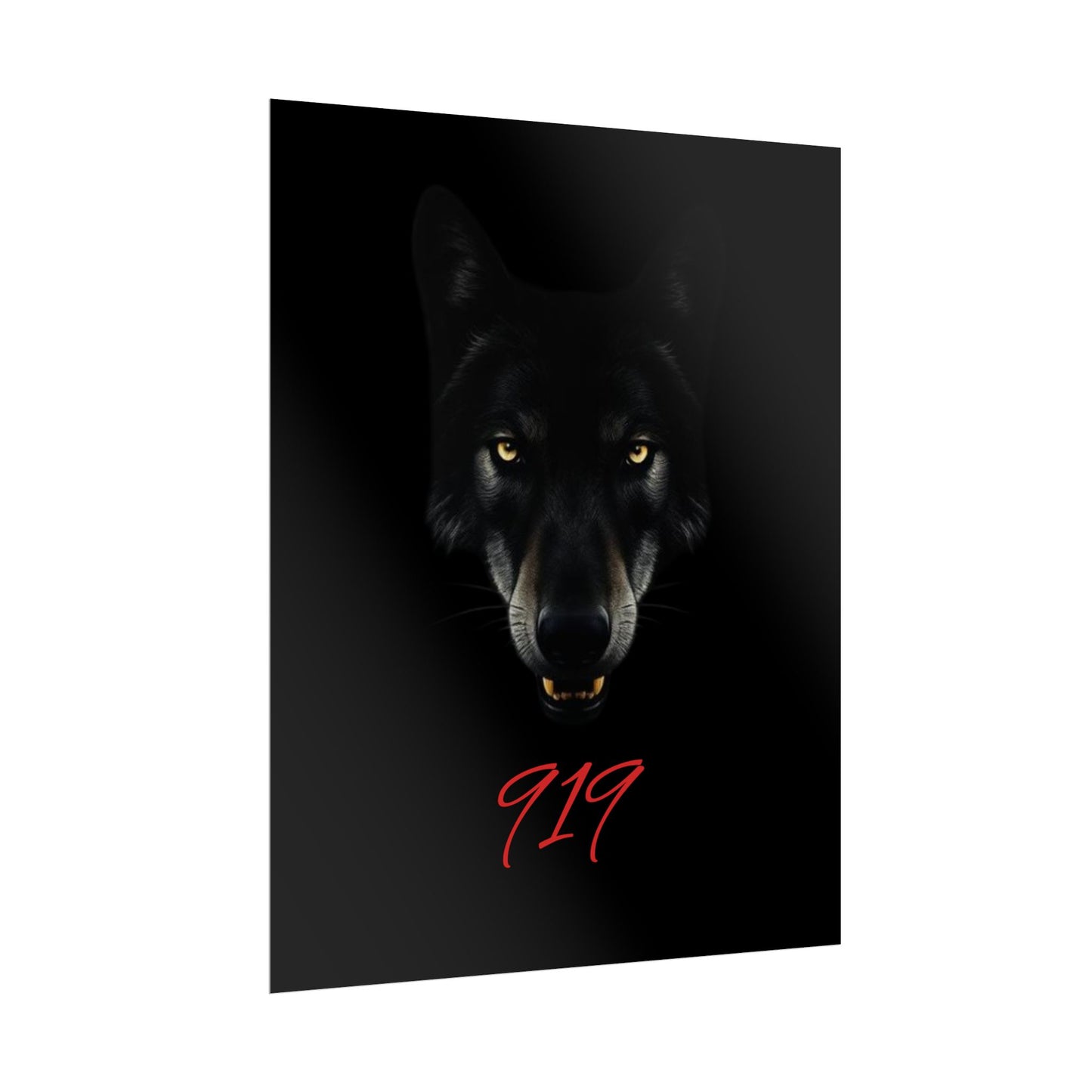 Wolfpack Art Poster, Wolf 901 Raleigh Poster, Gift for Die Hard Fans, Home Decor, 919 Design