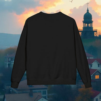 Crewneck Sweatshirt, Wild Boar Graphic, Unisex Cozy Sweatshirt, Vintage Style Crew Neck, Outdoor Adventure Apparel