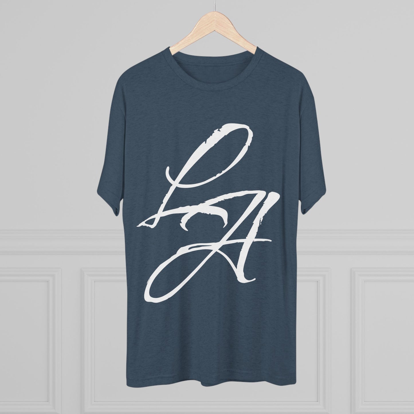 LA Script T‑Shirt — Vintage Los Angeles Graphic Tee, Super Soft Tri-Blend Material