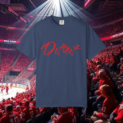 Detroit Script T-Shirt — City Pride Tee