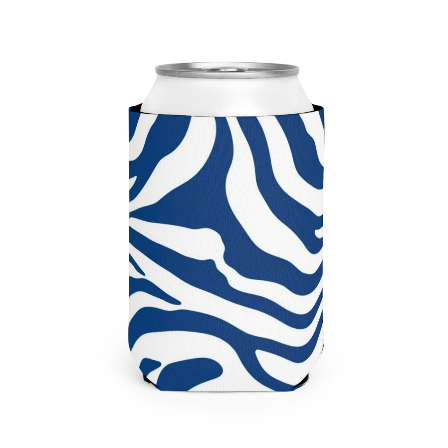Tiger Print Can Cooler Sleeve, Party Gift, Drink Holder, Fun Vibe, Summer BBQ, Beach Accessory, Gift for Tailgates