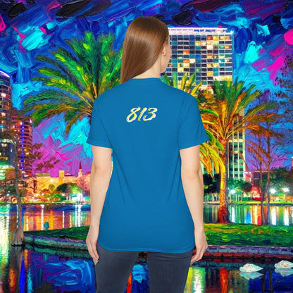 TB Monogram Tee — 813 Tampa Area Short-Sleeve T-Shirt
