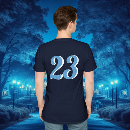 Chapel Hill 23 Unisex Softstyle T-Shirt - Casual Fan Tee, Sportswear, College Apparel, Gift for Graduates, Game Day Shirt