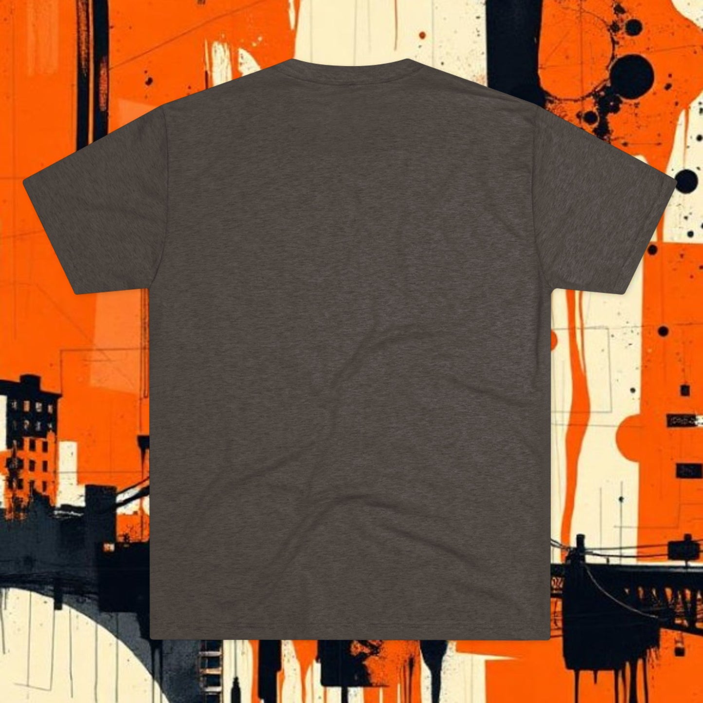 San Francisco Script Tee — Minimal City Skyline Graphic T‑Shirt, Perfect for Gameday, Tri-Blend