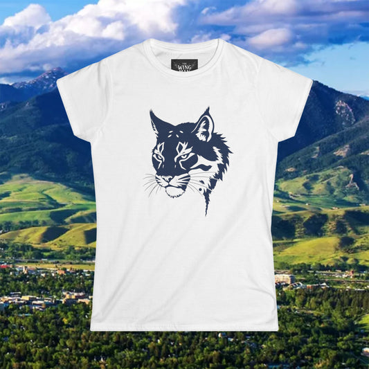Bobcat Women's Softstyle Tee, Tailgate Gift, Bobcat Shirt, Eco-Friendly Fashion, Casual Everyday Wear, Gifts for Her