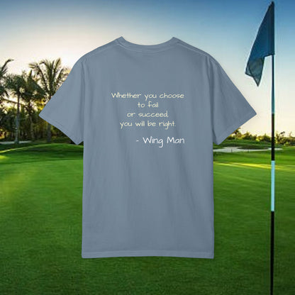 Inspirational Golf T-Shirt, Motivational Gift, Unisex Apparel, Casual Wear, Golf Shirt, Positive Vibes