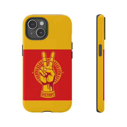 Victory Inspired Symbol Phone Case, Tough Phone Cover, Gift for Empowerment, Inspirational Tech Accessory, Unique Phone Protection