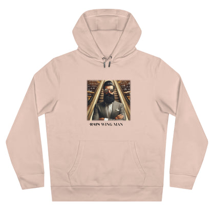 Wing Man Hooded Sweatshirt - Cozy Graphic Hoodie for King Vibe Lovers, Perfect for Casual Wear, Gifts, and Celebrations