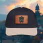 Wild Boar Leather Patch Baseball Cap — Mid Profile