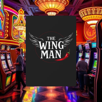 The Wing Man Poker Playing Card Set for Game Night, Casino Decor, Gift for Gamblers, Poker Lovers, Unique Card Collection
