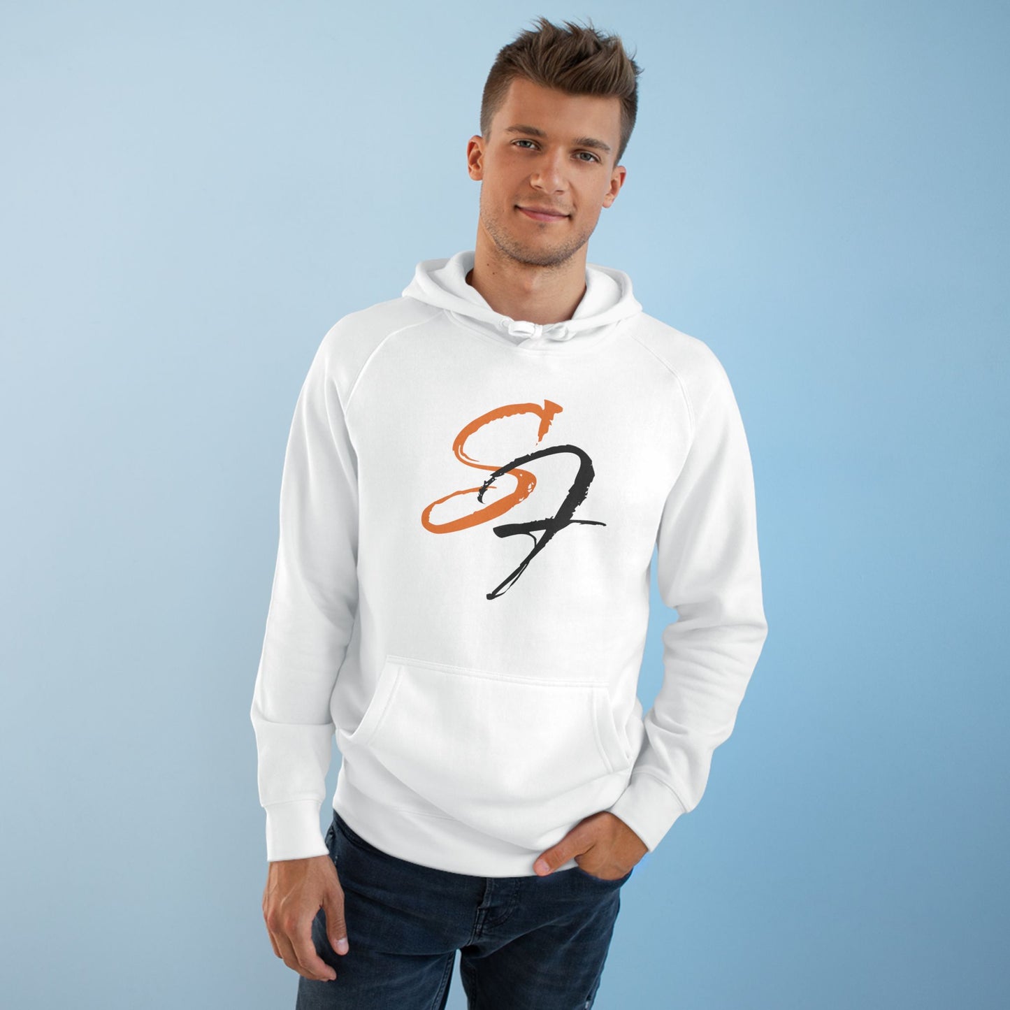 Baseball Batter Graphic Hoodie — Baseball Silhouette Logo Pullover