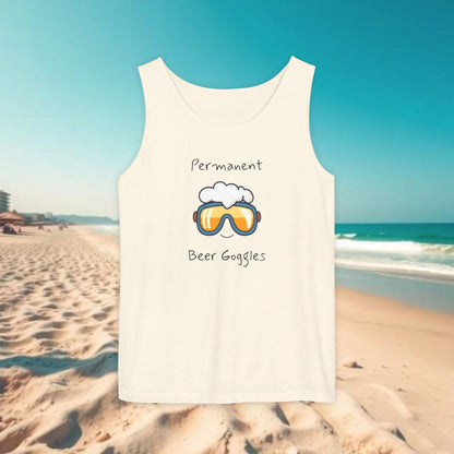 Beer Goggles Tank Top, Unisex Tank, Summer Apparel, Beachwear, Funny Gift, Pool Party Top