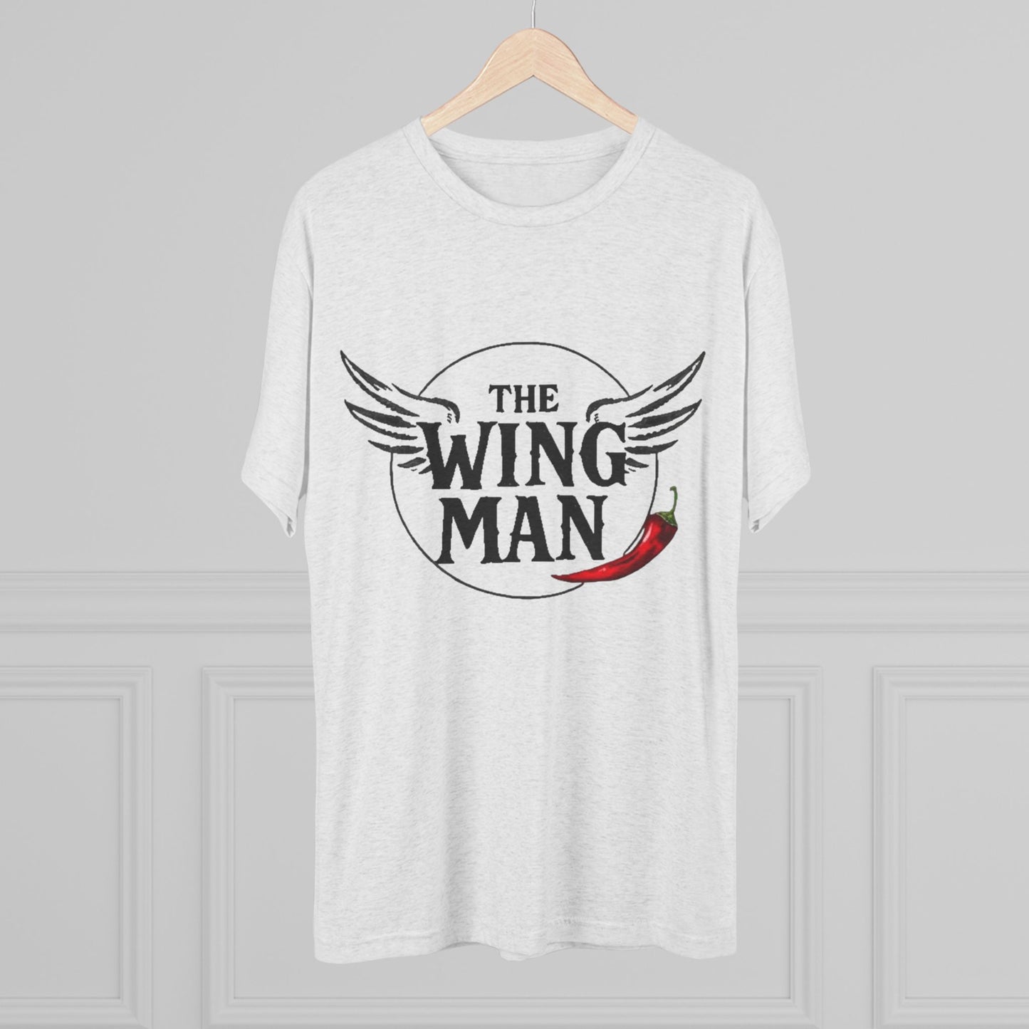 The Wingman T-Shirt — Funny Wingman Graphic Tee with Chili Pepper & Wings