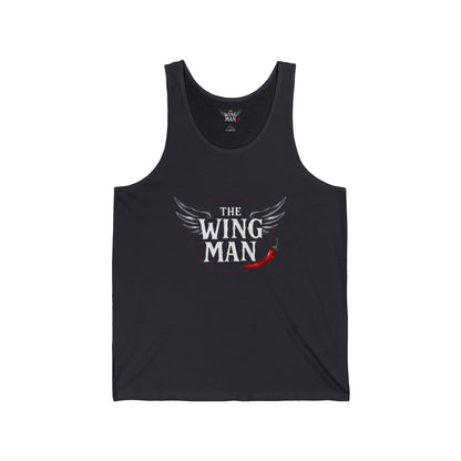 The Wingman Tank Top — Casual Graphic Tank with 'The Wing Man' Logo