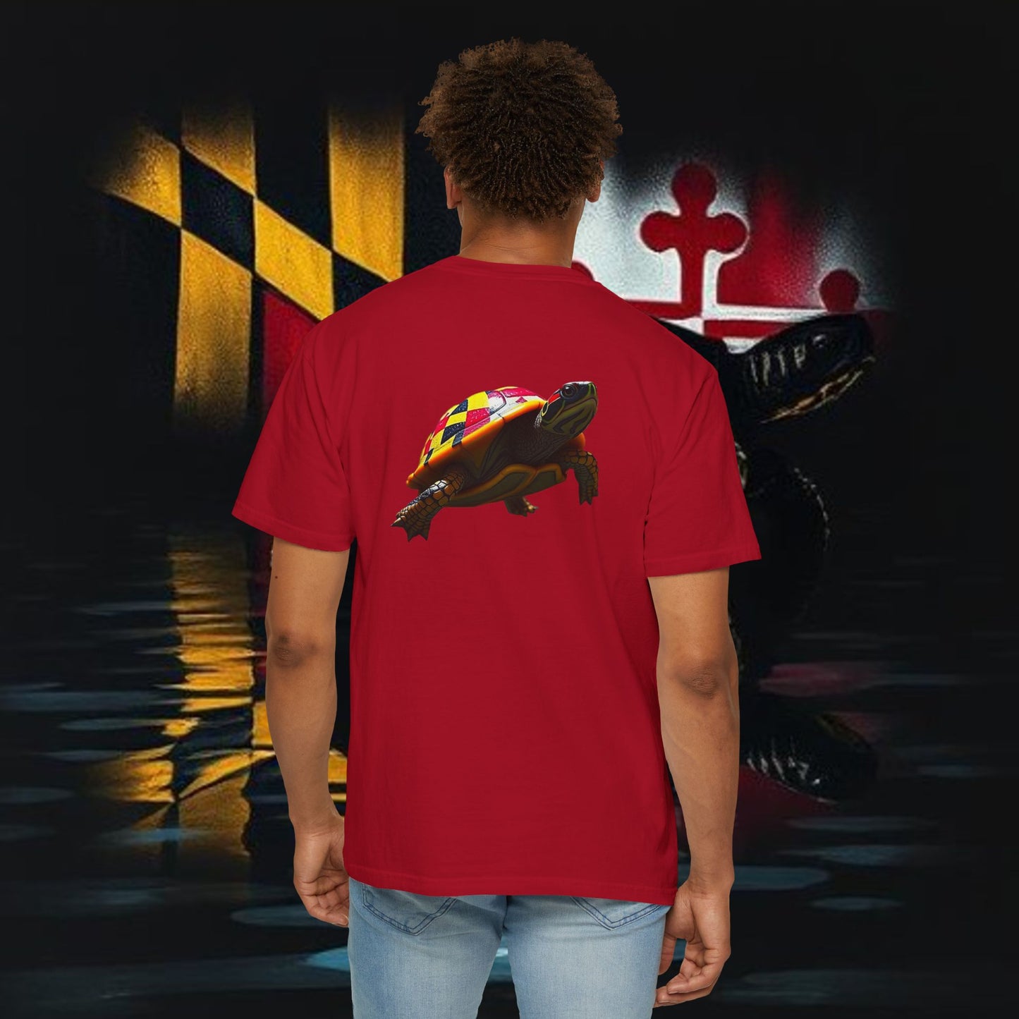 College Park Garment-Dyed T-Shirt: Perfect for Fans, College Spirit, Casual Wear, Gifts, and Events