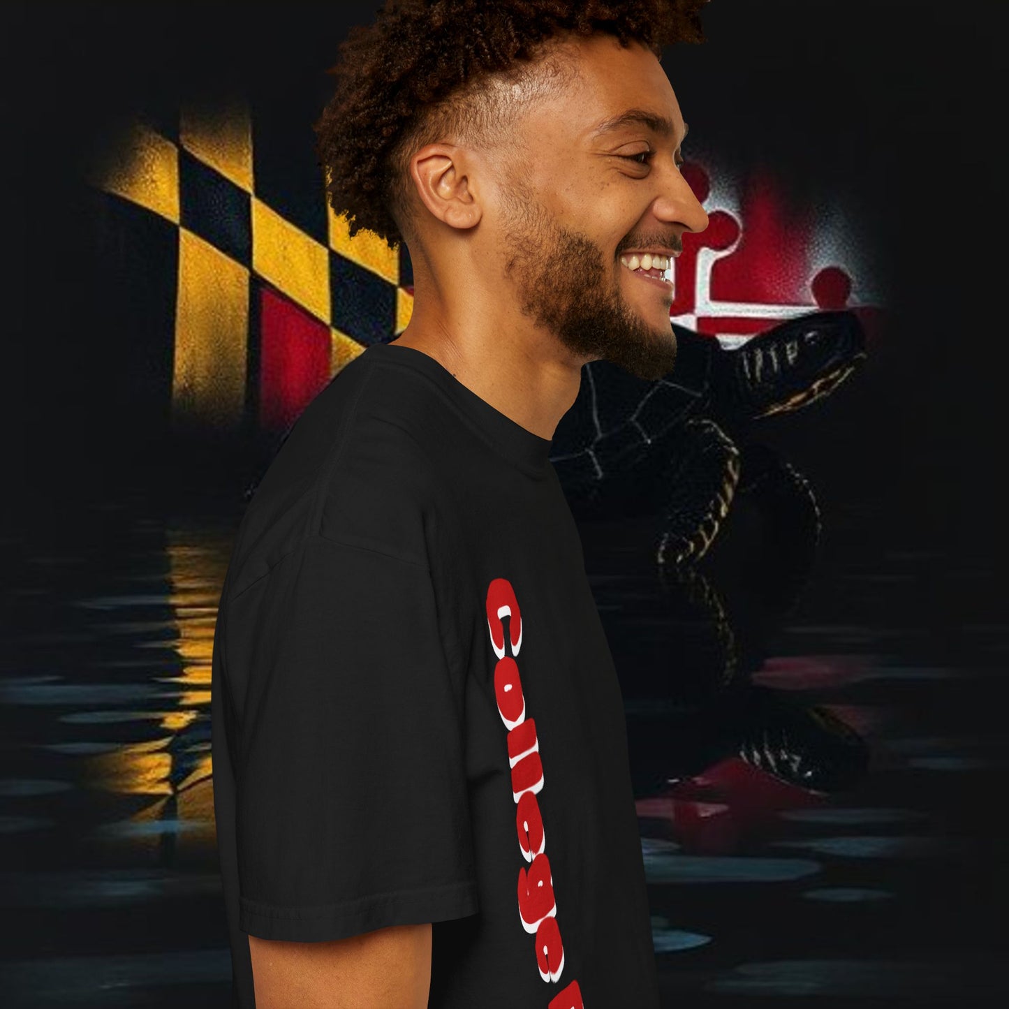 College Park Garment-Dyed T-Shirt: Perfect for Fans, College Spirit, Casual Wear, Gifts, and Events