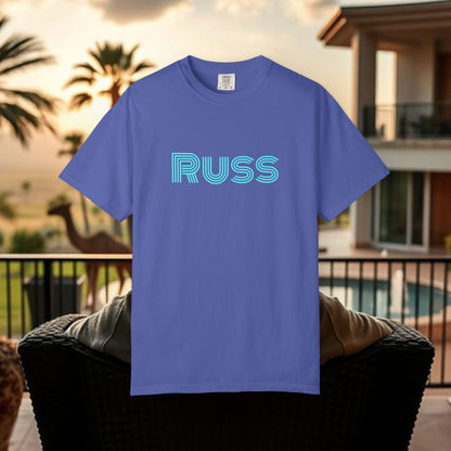 Russ Unisex T-Shirt with Retro Design, Hip-Hop Shirt, Casual Wear, Unique Style, Russ Apparel