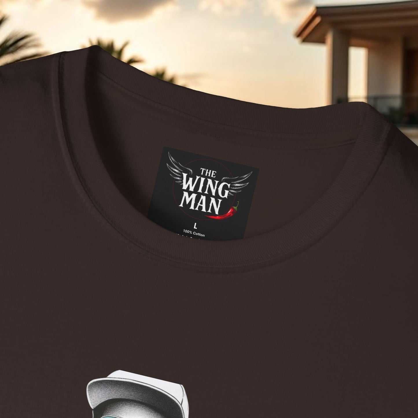 Wing Man Vibes Unisex T-Shirt, Angel Wings Tee, Gift for Him, Graphic Tee, Casual Shirt, Mens Top