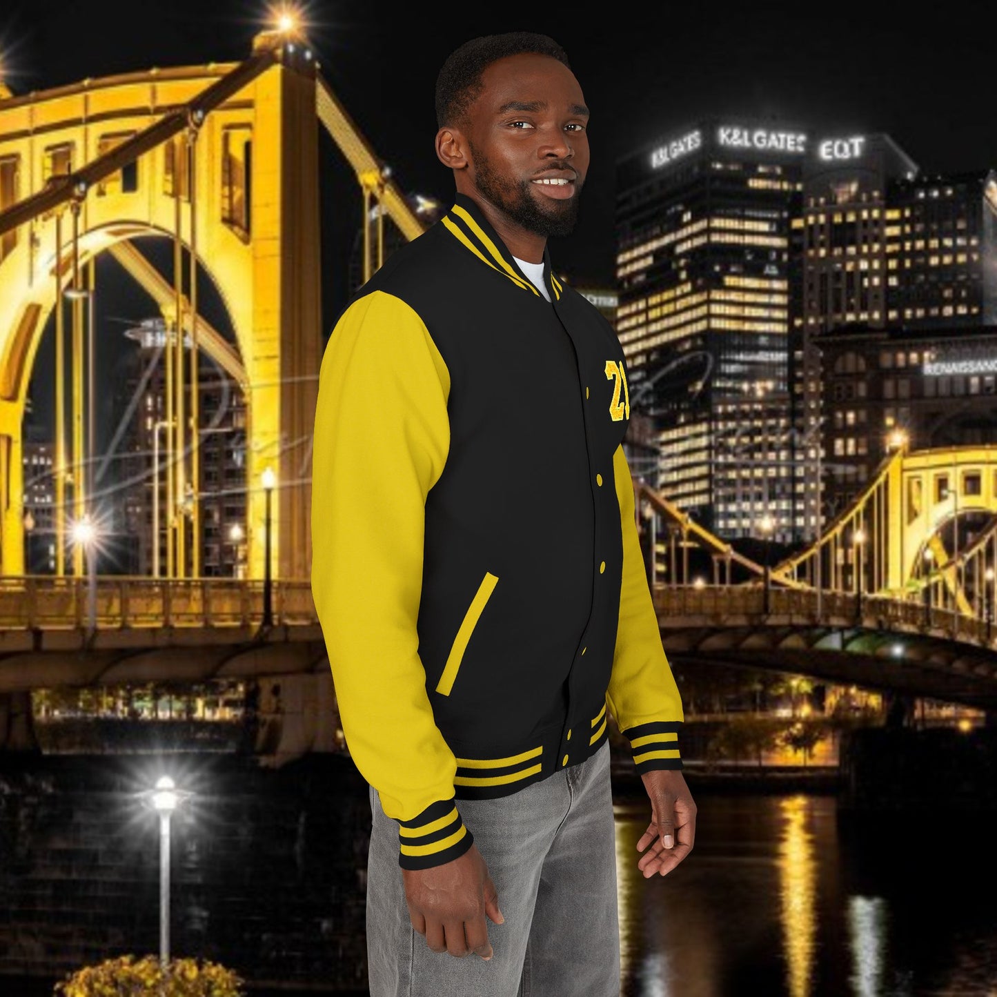 Legends 21 Varsity Jacket, Set yourself apart with this stylish fashion for gameday