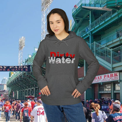 Dirty Water Unisex Fleece Hoodie with Boston Dirty Water Design, Cozy Casual Wear, Gift for Baseball Fans