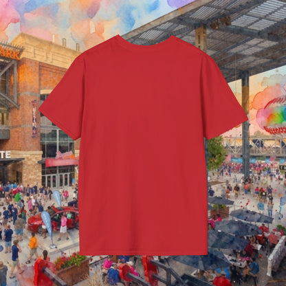 Baseball Stars Unisex T-Shirt, Softstyle Tee, Sports Fan Apparel, Gift for Athletes, Personalized Team Shirt, Casual Wear