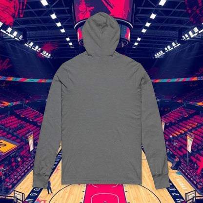 Basketball Long Sleeve Hoodie, Customizable Sports Hoodie, Athletic Fashion, Perfect Gift for Sports Lovers, Casual Wear