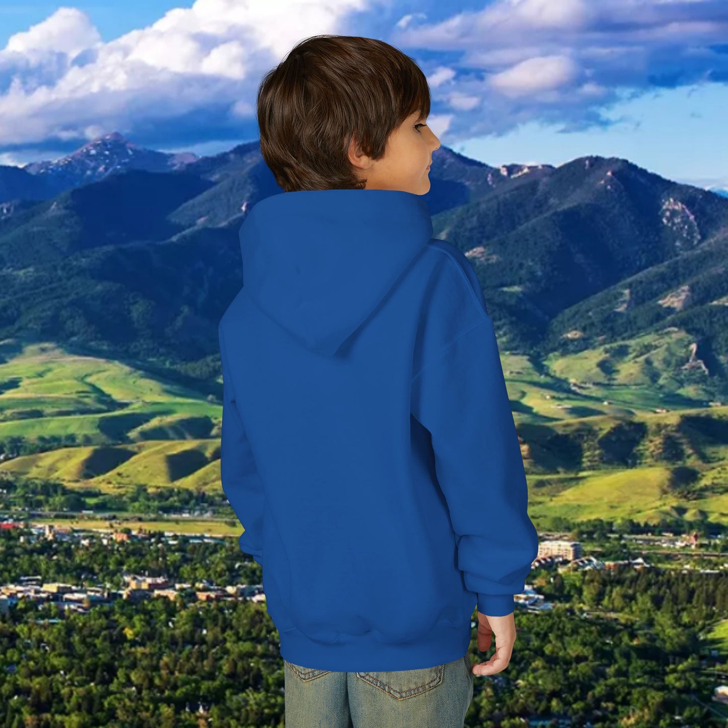 Bobcat Born Youth Hoodie, Cozy Sweatshirt for Kids, Great for School, Outdoor Adventures, Gifts, Sports Events