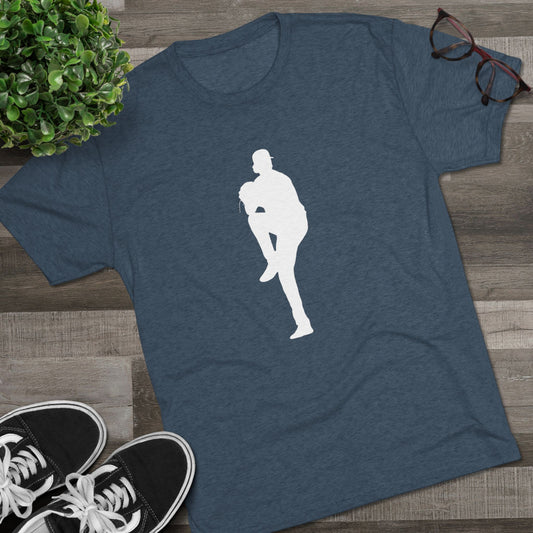 deGoat Pitcher Silhouette T-Shirt with Graffiti Logo on back and Silhouette of The GOAT on the front.